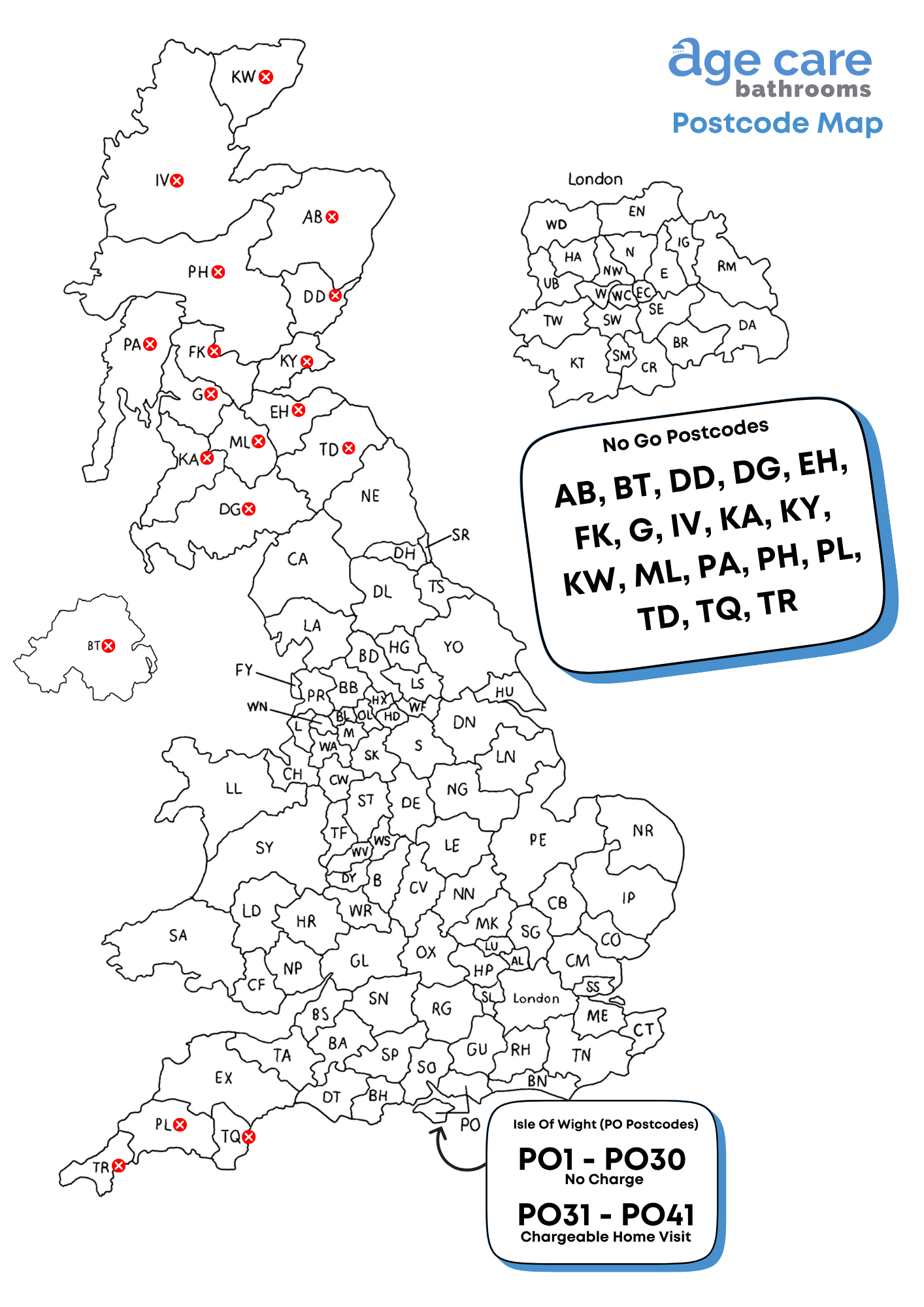 Hs Postcode What areas do you cover?